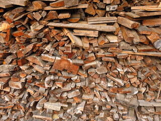 sawn old wood