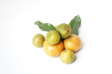 Pile of citrus orange fruit 