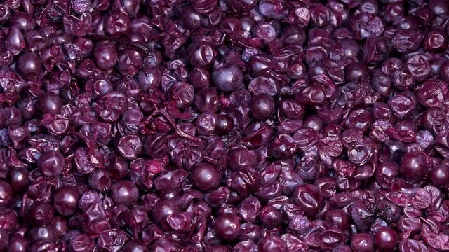 Wine mixing during fermentation process in barrel