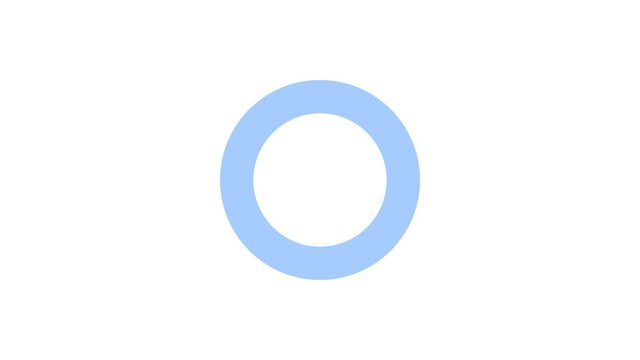 Loading animation. Loading circle icon on white background