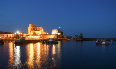 Fototapeta premium Dusk in Castro Urdiales