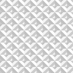 Seamless white abstract geometric pattern