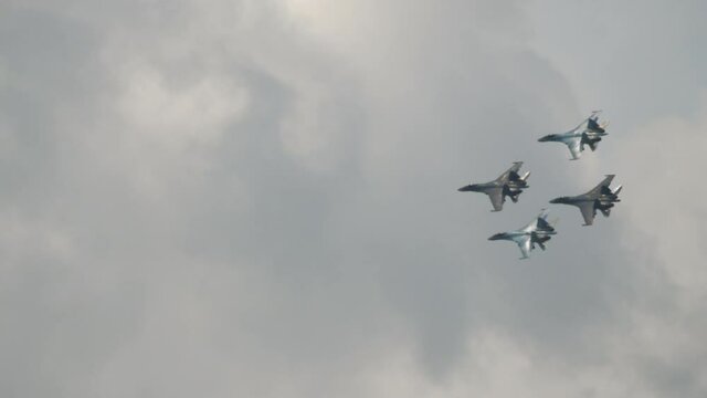 Military jets Squadron aerobatic team