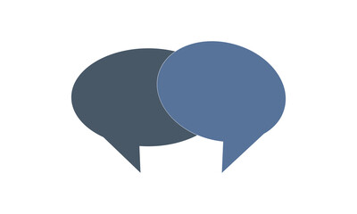 Chat icon for online communication and messaging