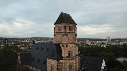 Fototapeta premium Kirche Drohne Luftbild