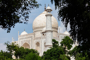 Fototapeta na wymiar India - Taj Mahal - dome