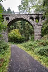 Fototapeta na wymiar Viadukt im Wald