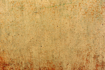 Metal texture with scratches and cracks which can be used as a background