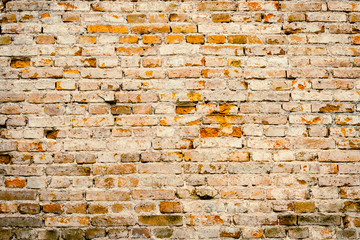 Old brick wall with window texture background