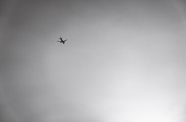 airplane flying in the sky