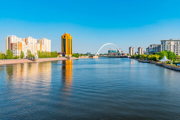 Fototapeta premium Nur-Sultan Ishim River 139