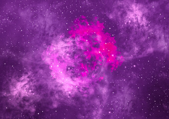 Galaxy background illustration with stars and stardust. Galaxy wallpaper