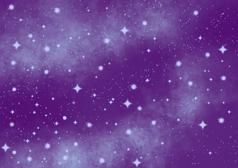 Obraz na płótnie Canvas Galaxy background with stars and stardust. Galaxy wallpaper
