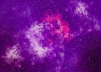 Galaxy background with stars and stardust. Galaxy wallpaper