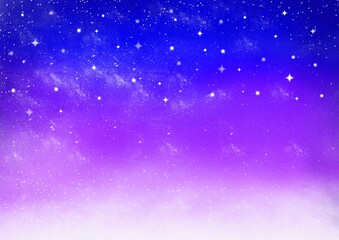 Galaxy background with stars and stardust. Galaxy wallpaper