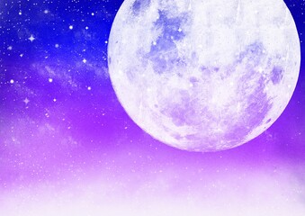 Galaxy background with stars and stardust. Galaxy wallpaper