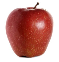 Red apple isolated on white background, Delicious