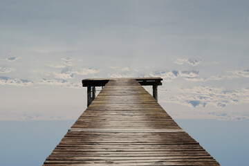 Obraz premium Über den Wolken.