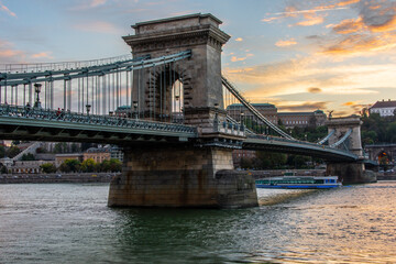 Fototapeta premium Budapest Chain Bridge