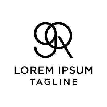 initial letter logo 9Q, Q9 logo template 