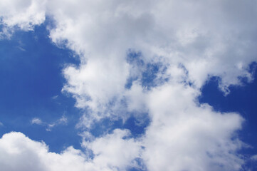 blue sky and white clouds