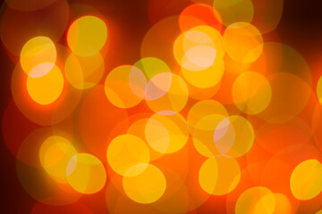 Blurring background for a holiday greeting card, banner advertising. Shimmering bokeh, lights of the city.