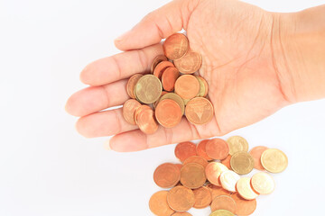 coin with business concept