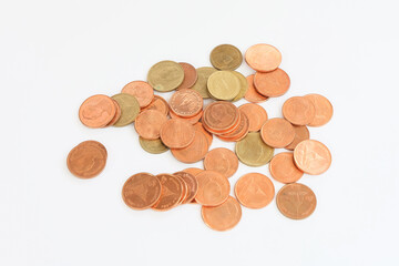 coin with business concept