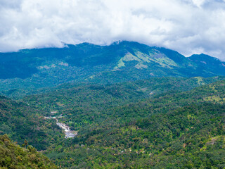 aerial view of mountains