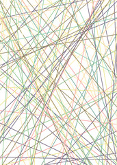 Obraz premium Colorful Lines Random Distribution Computational Generative Art background illustration