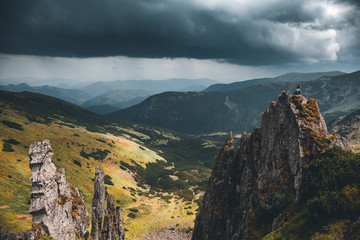 Fototapeta na wymiar Location Carpathian national park, Ukraine, Europe.