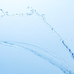blue water splash