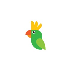 Parrot logo vector icon design