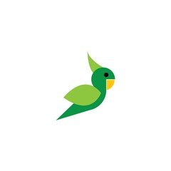 Parrot logo vector icon design