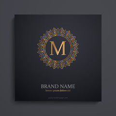 luxury art deco golden classic linear monochrome minimal hipster geometric vintage vector monogram, frame , border , label for your logo badge or crest
