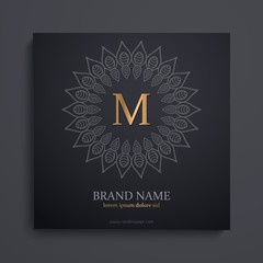 luxury art deco golden classic linear monochrome minimal hipster geometric vintage vector monogram, frame , border , label for your logo badge or crest