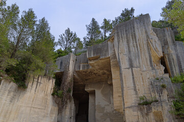 Steinbruch Carrieres des Lumieres, Les Baux, Frankreich
