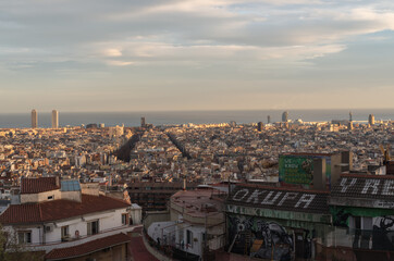 Fototapeta na wymiar Barcelona City