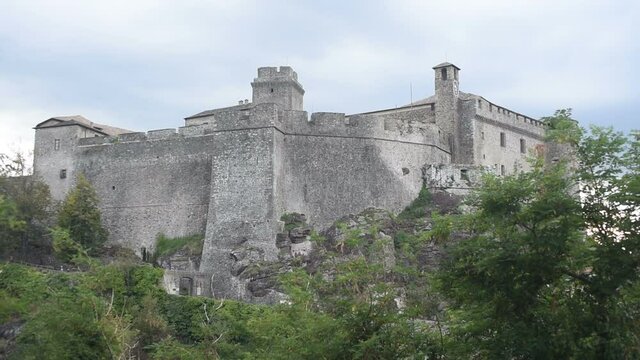 Bardi fortress, Italy, view of the east side