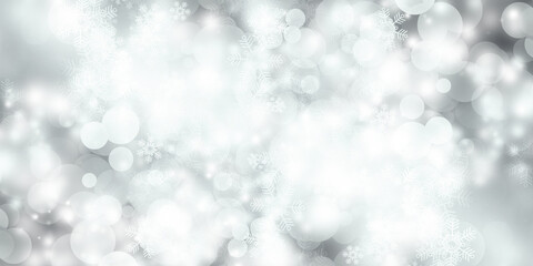white blur abstract background. bokeh christmas blurred beautiful shiny Christmas lights