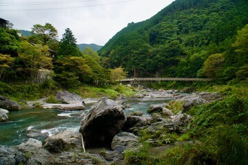 御岳渓谷の風景