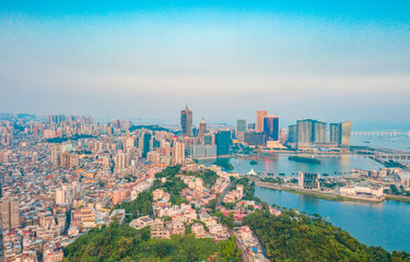 Obraz premium Aerial scenery in the Macao Special Administrative Region of China