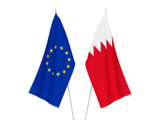 European Union and Bahrain flags