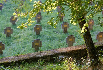 Austro-Hungarian Military Cemetery of Prosecco near Trieste, Italy