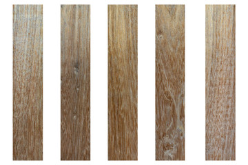 Abstract pattern wooden wall, wood isolate on white background.