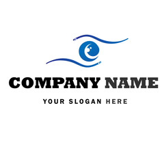 blue logo for company