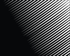 Digital image with a psychedelic stripes Wave design black and white. Optical art background. Texture with wavy, curves lines. Vector illustration