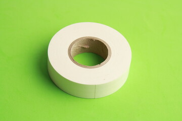 roll of white plastic insulating tape