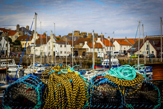 The Harbour, Arbroath in Scotland, UK