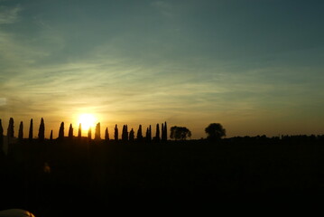 Sonnenuntergang in Italien